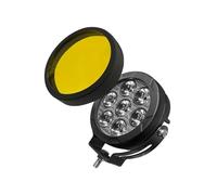 Fari Anteriori Moto Faro Da Lavoro A LED Ad Alta Luminosità 4,5 Pollici E 120 W Antinebbia Explorers Per Fuoristrada 4x4 Accessori ATV Ricerca Bicolore Fanale Anteriore Faro(1Piece)