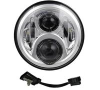 Fari Anteriori Moto Per Ducati Per Monster 1000 600 620 695 750 800 900 S4R Sport Fendinebbia Da 4,5 Pollici Staffa Di Montaggio 7" Faro LED DOT Da 7" Pollici Anteriore Faro(Chrome headlight)