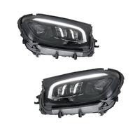 Fari Anteriori per Auto Compatibile Con Benz Per GLS X166 X167 2020 2021 2022 2023 2024 Angel Eye Fari Proiettore Lente Faro DRL Indicatore Di Direzione Abbagliante