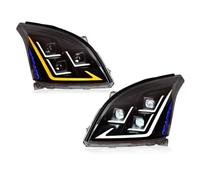 Fari Anteriori per Auto Compatibile Con Toyota Per Prado LC120 FJ120 2003 2004 2005 2006 2007 2008 2009 Faro Anteriore DRL Lente Proiettore Indicatore Di Direzione