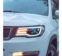 Fari Anteriori Per Auto Gruppo Fari A LED Stile Lente Bifocale Per Jeep Per Compass Per Grand Per Cherokee 2017 2018 2019 2020 2021 Montaggio Fari Auto