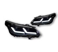 fari anteriori Per BMW E60 2003-2010 Fari Anteriori DRL LED Bi Xenon Lampadina Fendinebbia Accessorio Auto 523i 530i Lampada Frontale Angel Eye Faro anteriore(07-10 Black)