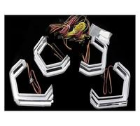 Fari Anteriori Per BMW Serie 3 E90 E91 2005-2012 Anelli Di Luce Dinamici Indicatori Di Direzione DRL Kit Angel Eyes Faro anteriore(For LCI halogen)