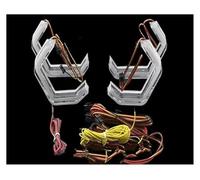 Fari Anteriori Per BMW Serie 3 E90 E91 2005-2012 Anelli Di Luce Dinamici Indicatori Di Direzione DRL Kit Angel Eyes Faro anteriore(For pre-lci xenon)