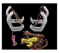 Fari Anteriori Per BMW Serie 3 E90 E91 2005-2012 Anelli Di Luce Dinamici Indicatori Di Direzione DRL Kit Angel Eyes Faro anteriore(For LCI xenon)