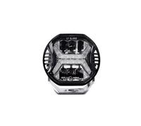 Fari Anteriori Per Jeep Offroad Boat Trattore Camion 4x4 SUV ATV Faro 4 Pollici Auto Led Barra Luminosa Da Lavoro 12v Ambra DRL Faretto Luce Di Guida Faro Anteriore(Amber DRL 1 Piece)