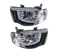 Fari Anteriori Per MITSUBISHI Per TRITON L200 2005-2014 Faro Del Faro Con Alogena Luce Laterale Indicatori Di Direzione Lampada D'angolo DRL Fari A Led Proiettore Fanale Anteriore