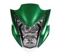 Fari Anteriori Per Moto Faro Anteriore Del Motocic Per ER6N 2012-2015 Faro Anteriore Per Motocicletta Bicolore Gruppo Ottico Anteriore Carenature Nere Per Fari Cofano Faro Anteriore(verde)