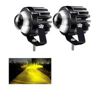 Fari Anteriori Per Moto Faro Anteriore Del Motocic Per MT07 Per MT 07 Per MT-07 Faro Per Motocicletta 60W 12V-80V Fendinebbia Gruppo Ausiliario Faro Faro Anteriore(2X yellow)