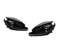 Fari Anteriori Per Porsche Per Macan 2014-2018 Luci Diurne Indicatori Direzione Abbaglianti Angel Eye Lenti A LED(LHD,AFS Version)