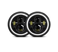 Fari Anteriori Universale 7 Pollici Led Auto Moto Faro DRL H4 Faro 7 "faro Per Suzuki Per Samurai Per Jimmy Per Bandit 600 Anno 2004 Faro Proiettore(2 Piece)