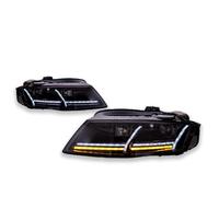 Fari Auto LED Lampade Auto Luci Diurne Indicatori Di Direzione Dinamici Per A4 2009 2010 2011 2012 2013 2014 Montaggio Fari Auto