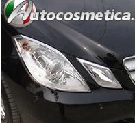 FARI CORNICI ANTERIORI BORDI IN ABS CROMO MERCEDES CLASSE E W207