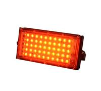 Fari da esterno, luci esterne, Proiettore A LED Da 50 W Rosso/Verde/Blu/Bianco Faretto Da Esterno For Lampada Da Parete For Esterni Impermeabile,per porta d'ingresso, cortile, strade(Rot)