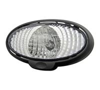 HELLA 1GB 996 186-061 Alogeno-Faro da lavoro, Oval 90, 12V, Montaggio, interno/Raccordo a vite, Fissaggio a 4 punti, Illuminazione campo vicino, Spina Spina Schuko