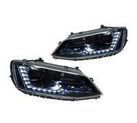 Fari delle auto Compatibile Con Per Jetta 2011 2012 2013 2014 2015 2016 2017 2018 Fari Anteriori Versione Europa DRL H-ID Bi Xenon Accessori Auto