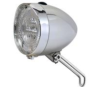 Fari dinamo bici 6V AC UN-4935 Union, interruttore cromato led 40 lx