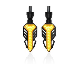 Fari Fanalini Direzionali Moto 13 LED Indicatori Dinamici Gialli Coppia