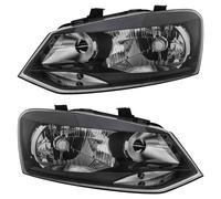 Fari Fari Principali Set Destro E Sinistro H4 Per VW Polo 6R 6C 6R