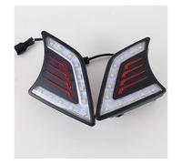 Fari Faro 1 Set DRL LED DRL Luce Di Marcia Diurna Lampada Fendinebbia 12V Luci Di Marcia Automatica Per Toyota Per Hilux Per Vigo 2012 2013 2014 2015(Black Shell)