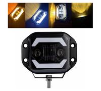 Fari Faro 12V 24V 5 "Pollici Faretto Montaggio A Incasso LED Barra Luminosa Da Lavoro H4 Off Road 4X4 Faro Atv JK TJ Auto LED Lampada Fendinebbia(1 piece)