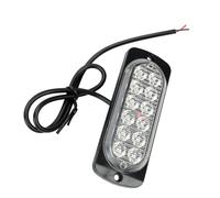 Fari Faro Accessori Per Auto 12V 18W LED Camion Posizione Liquidazione Avvertimento Luci Stroboscopiche Trail Coda Posteriore Fendinebbia Laterale RGB Moto 4x4(Bianco)