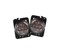 Fari Faro Ambra Anteriore LED Indicatori Di Direzione Luce Di Montaggio Per Jeep Per Wrangler JK 2007 2008 2009 2010 2011 2012 2013 2014 2015 2016 2017(Smoke Marker Light)