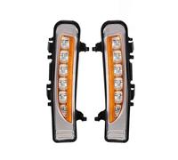 Fari Faro Auto LED Daytime Running Light DRL Segnale Svolta Dinamico Bianco Giallo Blu Lampada Fendinebbia 12V Per Ford Per Edge 2009 2010 2011 2012 2013 2014(White Yellow Blue A)