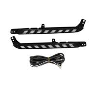 Fari Faro Auto Led DRL Luce Di Marcia Diurna Doppio Colore Del Faro Indicatori Di Direzione Della Lampada Con Filo 12V Per Toyota Per Hilux Per Revo 2020 2021