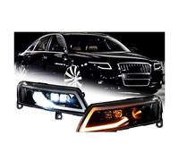Fari Faro HA CONDOTTO Il Faro Testa Lampada Per A6 C6 2004-2009 2010 2011 Fari A6L DRL Indicatori Direzione Abbaglianti Angelo Occhio Lente Proiettore(Rhd)