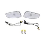 Fari Faro Indicatori Direzione Laterali Anteriori Luci Per Jeep Per Renegade 2014-2019 Indicatori Di Direzione Di Riflessione Con Lampadina Arancione T10 A LED(Bianco)