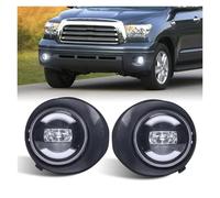Fari Faro Led Guida Luce Nebbia Per Toyota Per Tundra 2007-13 Per Sequoia 08-11 Nebbia DRL Bianco Corsa E Jogging Luce + Giallo Turn Ha Condotto Lampada Nebbia