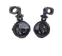 Fari Faro Moto Coppia Fendinebbia Per Moto Da 100 W Fari Ausiliari A LED A Doppio Colore Lampeggianti Fendinebbia