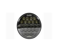 Fari Faro Moto Faro anteriore per moto Indian Scout universale da 5 3/4 pollici 5,75" a LED per auto e moto H4 Phare Farol Moto Headlamp(1PC headlight Black4)