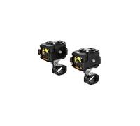 Fari Faro Moto Per 1200GS F800 Per F150 Interruttore Ausiliario Elettrico Super Luminoso LED Senza Fili Veicoli Ad Alta Potenza Luci Fendinebbia Moto(Black YellowLight)