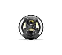 Fari Faro Moto Per Road King Per Jeep Per Wrangler Jk Halo Angel Eyes Faro LED Da 7 Pollici Per Moto(7 Inch 6LED A)
