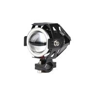 Fari Faro Moto Per TIGER 1200 Per EXPLORER TIGER Angel Eye Fendinebbia Fari Per Moto Lampada Ausiliaria U7 Faretto A LED 12V DRL(Red-Switch-1pc)