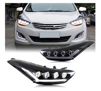 Fari Faro Per Hyundai Per Elantra 2012 2013 2014 2015 2016 Fari A LED Start-up Animazione Indicatore Sequenziale Fascio Abbagliante Proiettore A Fascio Basso