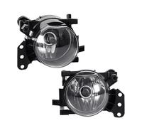 Fari Fendinebbia 12V Per BMW E46 E60 E61 2003 2004-2008 LED Angel Eyes Alogena Paraurti Anteriore Faro 12V Luci Auto Fendinebbia Montaggio Lampade Di Sicurezza(LED White Yellow)