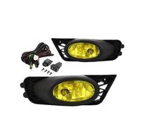 Fari Fendinebbia Coppia Di Fendinebbia Da 12 V Per Civic Sedan 2009-2011 Griglia Paraurti Anteriore Sinistra E Destra, Guida H11 55 W Con Cablaggio(Yellow-No Bulbs)