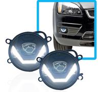 Fari Fendinebbia E Luci DRL A LED Completi Compatibili Con Peugeot 607 2005-2009