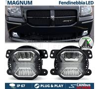 FARI Fendinebbia LED DRL per Dodge MAGNUM OMOLOGATI con Luci Diurne Bianche 48W
