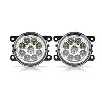 Fari Fendinebbia - Luce di Marcia Diurna Drl per Fendinebbia Anteriore Rotonda A 9 LED per Adatto per Adatto per Adatto per Focus Bianca Antibrouillard Adatto per Ducato