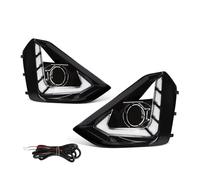 Fari Fendinebbia Luci Diurne A LED Per Auto Per Accord Per CR-V Per CRV Per Civic Per Fit Per Jazz Gruppo Fendinebbia Indicatori Di Direzione Fari Guida 12V Fendinebbia Auto(Yellow and White)