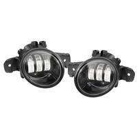 Fari Fendinebbia Per Nissan Pulsar Per Tiida C13 Hatchback 2014-2018, Fendinebbia A LED Angel Eye DRL Sinistra Destra 30 W 6000 Lm 12 V Fendinebbia(Giallo)