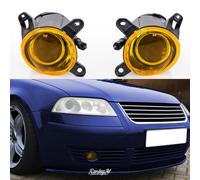 Fari Fendinebbia Set Giallo Vetro Trasparente Adatto A per VW Passat B5 3BG