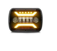 Fari For Auto Compatibile Con Jeep Per Wrangler YJ 1987-1995 Per Cherokee Per XJ 1984-2001 Fari Anteriori Quadrati Hi-Lo Beam Halo Accessori Componente