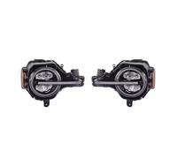 Fari for auto compatibili for Ford Bronco 2020-2024 Lampade for auto Luci di marcia diurna Indicatori di direzione dinamici Accessori for auto(Reflecting bowl)