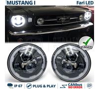 FARI Full LED Per FORD MUSTANG MK1 Luce Bianca 6500K Angel Eyes 60W