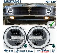 FARI Full LED Per FORD MUSTANG MK1 Luce Bianca 6500K Angel Eyes 66W